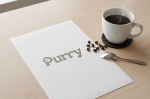 NAVNEET SINGH (HANAVI)さんの夜でも気軽にごはんとスイーツが楽しめるノンアル夜カフェ「Purry」(パリー)の店舗ロゴへの提案