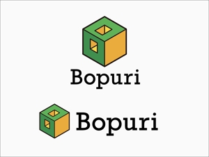 Precom (precoman)さんの建設関係の施工写真管理アプリ「Bopuri」のロゴデザインへの提案