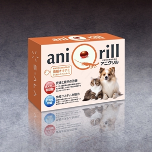 Precom (precoman)さんの動物サプリメント　クリルオイル　パッケージデザイン　商品名：aniQrillへの提案