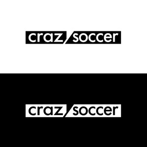 有限会社トヤマ写真製版所 (toyamaDTP)さんのサッカーアパレルブランド「crazy soccer」のロゴデザイン依頼★への提案