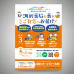 カワムラクミ (k_number93)さんの無料配達を行う調剤薬局のチラシへの提案