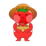 Yuzuwaka (Yuzuwaka)さんのエコサンファームの商品であるトマトのキャラクターへの提案