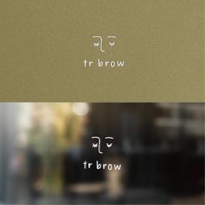 スタジオ ヨイ (studioyoi)さんの眉毛サロン『tr brow』のロゴイラスト募集への提案