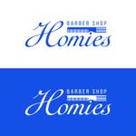 (null) (SchemerFiles)さんの床屋さん（理容室）のロゴ提案　Barber shop Homiesへの提案