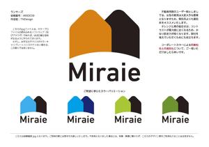中村力 (TNDesign)さんの不動産売買業者、株式会社ミライエ不動産販売、Miraie、のロゴへの提案