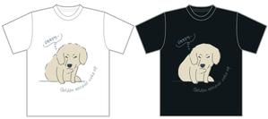 naru (narunell)さんのゴールデンレトリバーのTシャツデザインへの提案