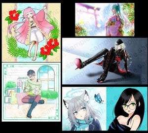 naru (naruz design) (narunell)さんの既存キャラクター(Vtuber)の水着イラストへの提案