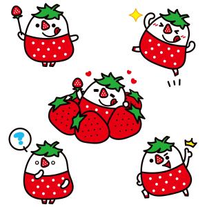 naru (naruz design) (narunell)さんのイチゴ農場「ヨッシャァ駒ヶ根」のマスコットキャラクターへの提案