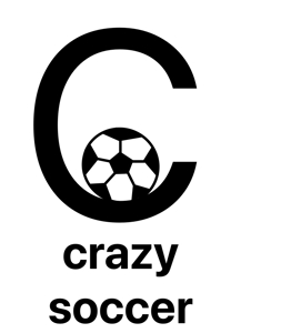 愛田 (ukmo_bec854)さんのサッカーアパレルブランド「crazy soccer」のロゴデザイン依頼★への提案