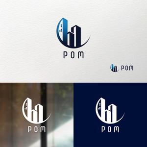 selffry (selffry)さんの不動産会社『POM』のロゴ作成への提案