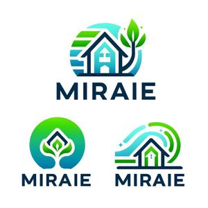 Epic.co (Epic-Creation)さんの不動産売買業者、株式会社ミライエ不動産販売、Miraie、のロゴへの提案