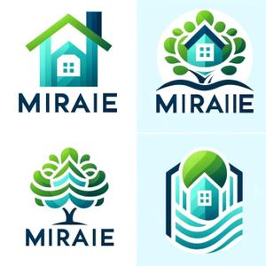 Epic.co (Epic-Creation)さんの不動産売買業者、株式会社ミライエ不動産販売、Miraie、のロゴへの提案