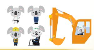 Oganesson (Oganesson)さんの解体業のキャラクター「コアラ」への提案