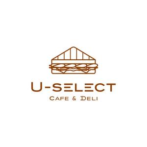 Oganesson (Oganesson)さんのカフェ「U-SELECT CAFE & DELI」のロゴとロゴイラストマークへの提案