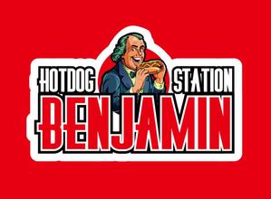 brown_design (brown_design)さんのホットドッグ屋　「HOTDOG　STATION　BENJAMIN」のロゴへの提案