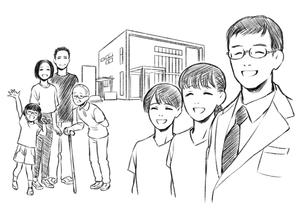 株式会社ELEFAメディア (kudouyou)さんのクリニックのミッション、『ありがとうの連鎖を生み出す』をイメージさせる挿絵への提案