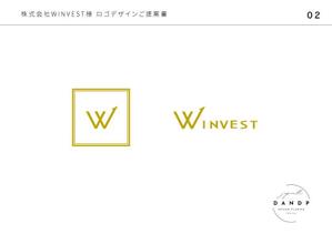 ジャパン合同会社 (DandP)さんの法人のロゴ、文字の作成　（株式会社Winvest）への提案