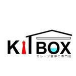 きょん (kyon5532)さんのガレージ倉庫建築の専門店「キットボックス」のロゴ作成への提案