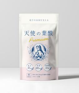 タガシラ (tagashira0823)さんの新商品・葉酸サプリのパッケージデザインへの提案