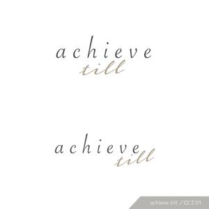 わーデザ (waa_deza)さんの美容室「achieve till」のロゴ制作依頼＋記念エコバッグロゴ制作依頼への提案