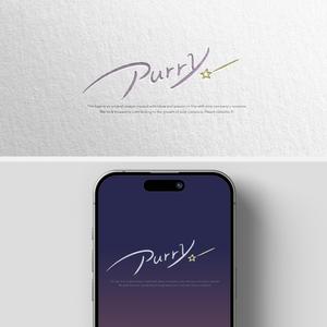 わーデザ (waa_deza)さんの夜でも気軽にごはんとスイーツが楽しめるノンアル夜カフェ「Purry」(パリー)の店舗ロゴへの提案