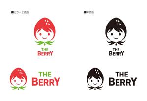 MK plus works (mmy-mmy)さんのいちご狩り農園「the Berry」 のロゴ作成への提案