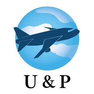 一般社団法人佐賀県社会福祉就労支援協会 (Life_design_A)さんの航空関連事業を営む「U＆P」のロゴへの提案