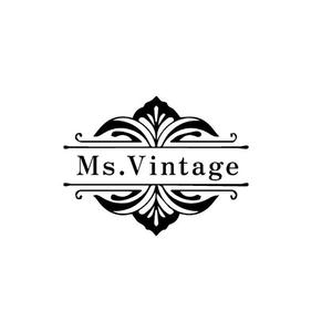 kiki (kiki1389)さんの中古ラグジュアリーブランドショップ「Ms.Vintage」のロゴ制作への提案