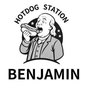 kiki (kiki1389)さんのホットドッグ屋　「HOTDOG　STATION　BENJAMIN」のロゴへの提案