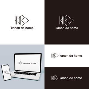 greenh (greenh)さんの工務店の一般住宅ブランド「kanon de home」のロゴへの提案