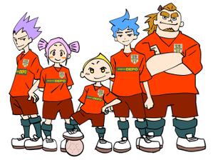 AMAdesignlabo. (amagoi3)さんのフットサル大会のキャラクター制作への提案