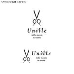 Tmaeda13/マエダ (tmaeda13)さんのヘアサロン「Unill」ユニルのロゴデザインへの提案