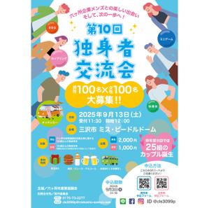 真弓デザイン (mayumi-72)さんの婚活イベント(出会いの場)のポスター作成への提案