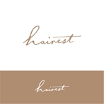 KR-design (kR-design)さんの美容室新ブランド【hairest（ヘアレスト）】ロゴデザインへの提案
