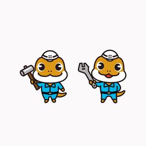 KR-design (kR-design)さんの設備屋の家守テックという屋号のキャラへの提案