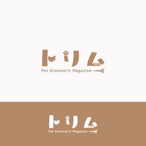 KR-design (kR-design)さんのペットのトリマーさん向け雑誌「トリム」の誌名ロゴへの提案