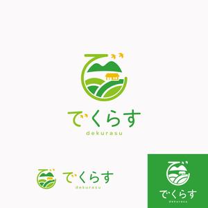 KR-design (kR-design)さんの埼玉県の田舎で開業する不動産業「合同会社でくらす」のロゴ作成への提案