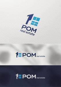 Moonnn (Moonnn)さんの不動産会社『POM』のロゴ作成への提案