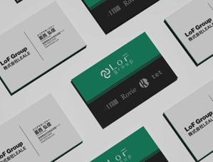 Axe Design (axe_design)さんの美容業"LoF Group"の名刺デザインへの提案