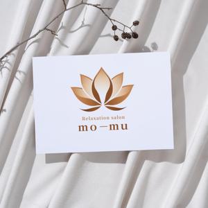WEBデザイナー│まり (syokuiku)さんのマッサージ（リラクゼーションサロン）「ｍｏ-ｍｕ」のロゴへの提案