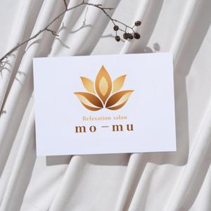 WEBデザイナー│まり (syokuiku)さんのマッサージ（リラクゼーションサロン）「ｍｏ-ｍｕ」のロゴへの提案
