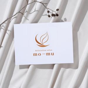 WEBデザイナー│まり (syokuiku)さんのマッサージ（リラクゼーションサロン）「ｍｏ-ｍｕ」のロゴへの提案