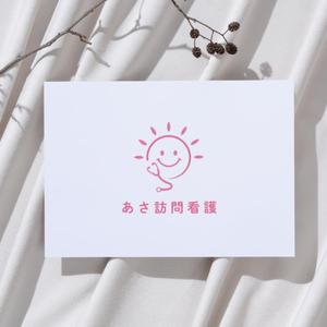 WEBデザイナー│まり (syokuiku)さんの訪問看護ステーション「あさ訪問看護」のロゴとフォントへの提案