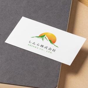 WEBデザイナー│まり (syokuiku)さんの企業ロゴのデザイン「しんら株式会社」への提案