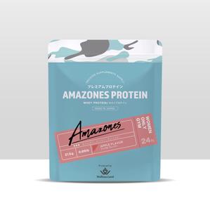 hyasu design (popola06)さんのプロテイン「AMAZONES PROTEIN」のパッケージデザインへの提案