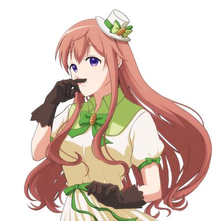 庄野 いそら (ISORA_k)さんの人差し指で鼻の下をこする少女（上半身のみ）のイラスト制作への提案