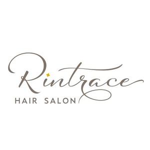 えむでざいん (designroom_m)さんのヘアサロン「Rintrace」のロゴへの提案