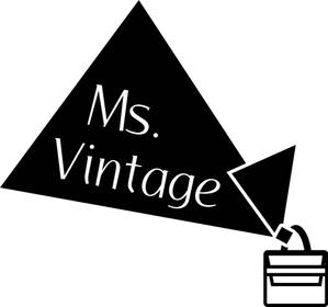 octobergoro (kunishige-1011)さんの中古ラグジュアリーブランドショップ「Ms.Vintage」のロゴ制作への提案