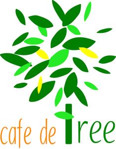 October_Dessin (kunishige-1011)さんのカフェ「cafe de tree」のロゴへの提案