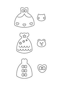 kuru_kuru_and (kuru_kuru_and)さんのチョコペンでお絵かきして遊ぶ、かわいいクッキー型に使用するイラストへの提案